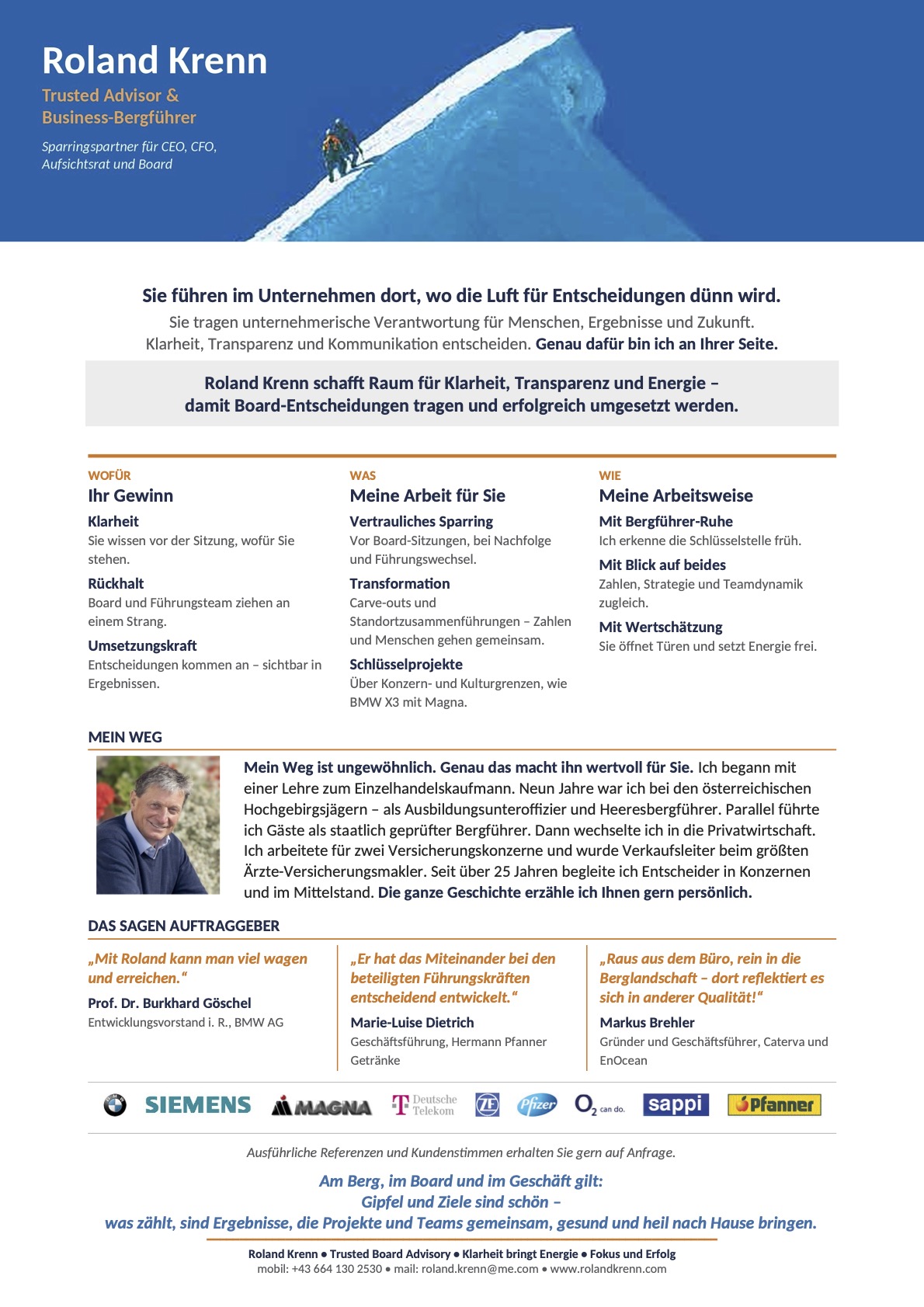 Roland Krenn – Dialog- und Reflexionspartner