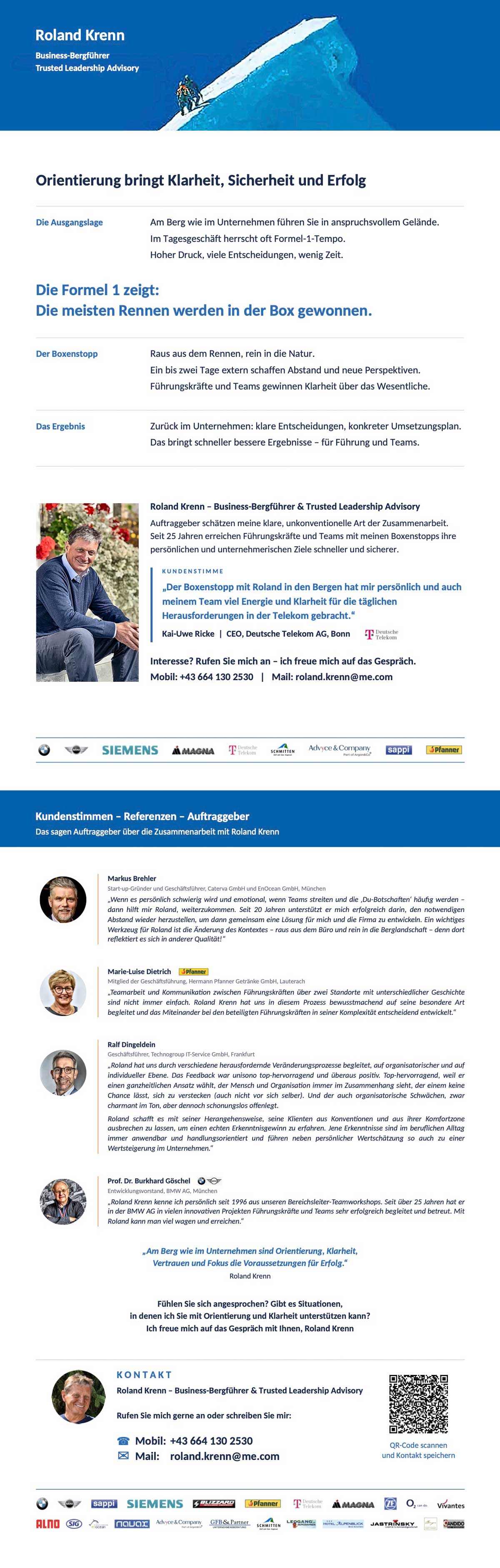 Roland Krenn – Dialog- und Reflexionspartner